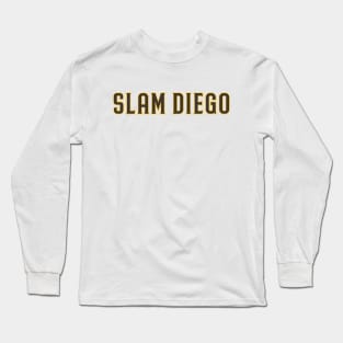 Slam Diego - White Long Sleeve T-Shirt